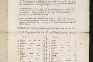 Tobago Slaves Inventory